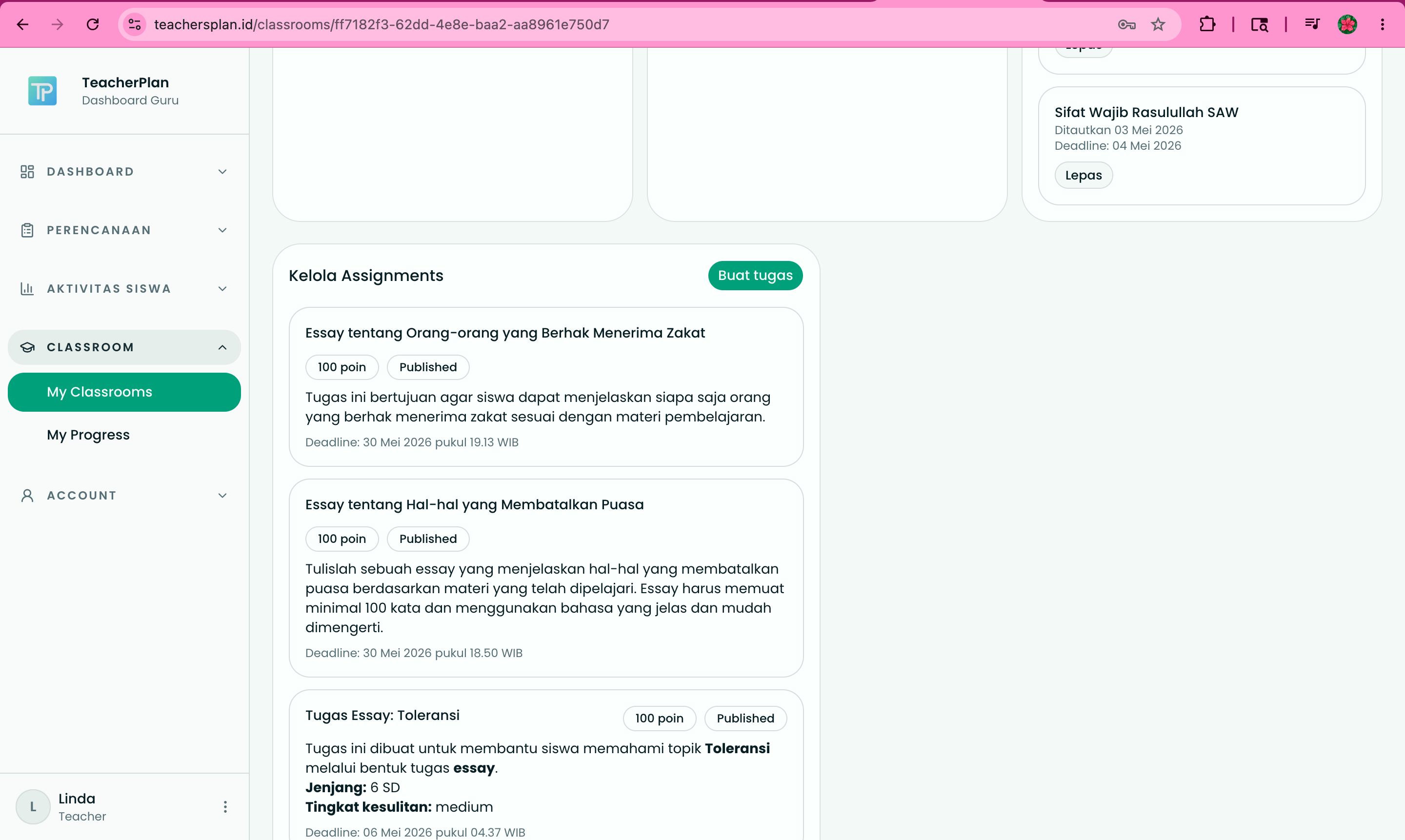 Pilih Metode Pembuatan Assignment