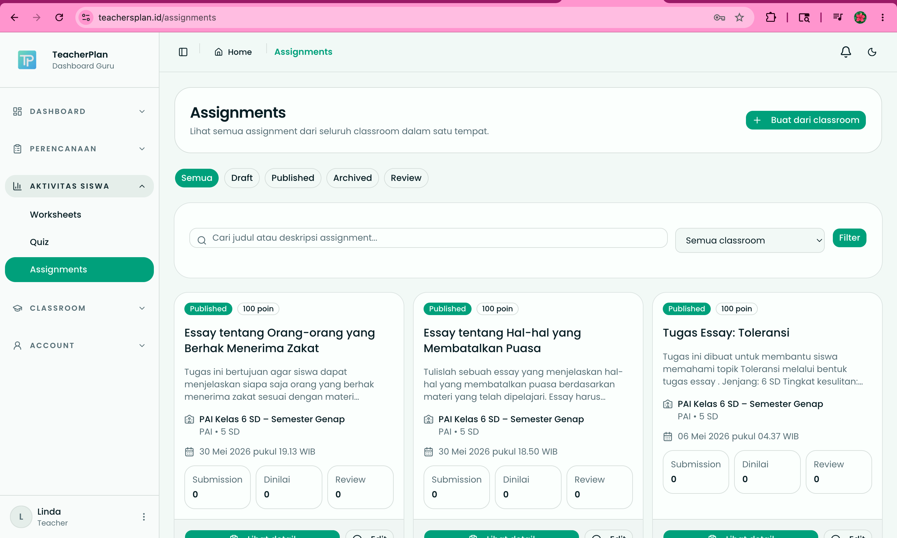 Membuat Assignment